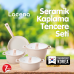 7 Parça Seramik Kaplama Tencere Seti